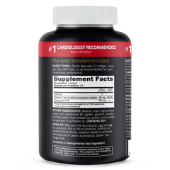 Qunol CoQ10 100mg Softgels - Ultra 3x Better Absorption Coenzyme Q10 Supplements - Antioxidant Supplement For Vascular And Heart Health & Energy Production - 4 Month Supply - 120 Count