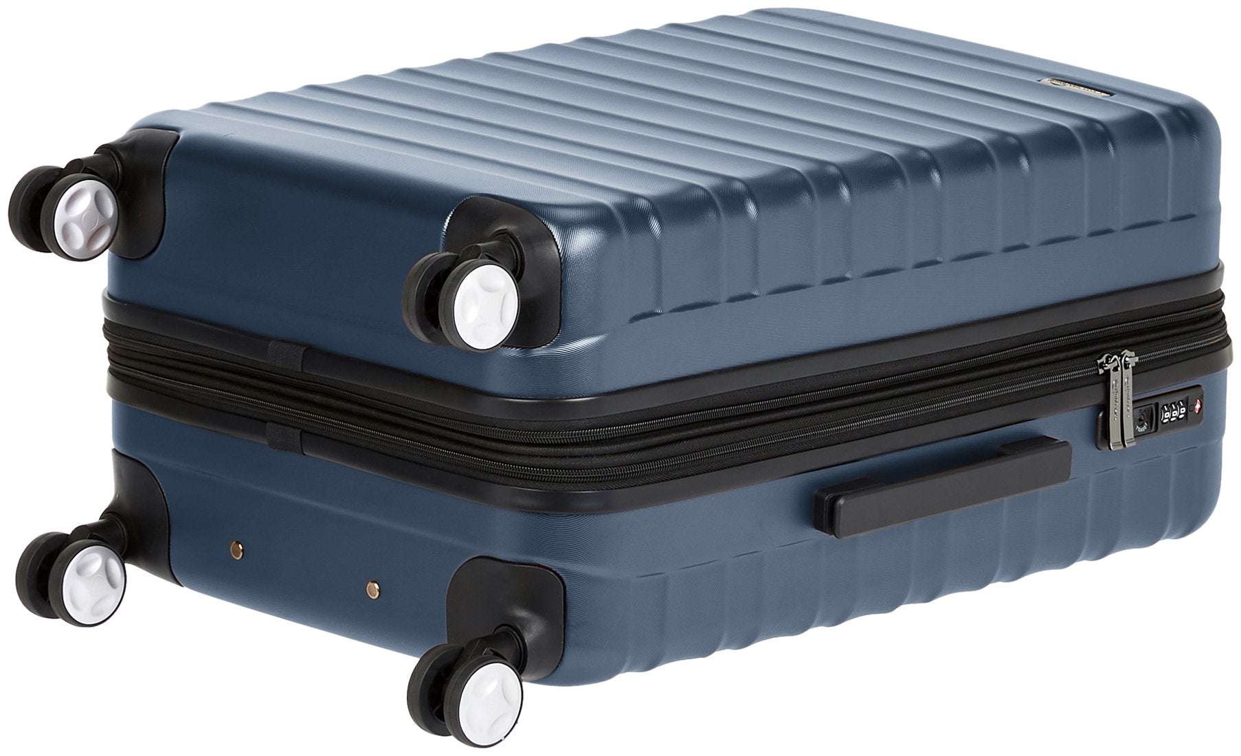 Hardside Spinner Luggage with TSA Lock - 24-Inch (60cm), Material: Polycarbonate, Navy Blue