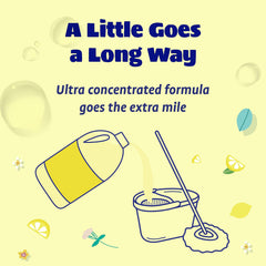 Vinagre de limpieza multiusos Originally Yellow para pisos del hogar, solución con vinagre destilado | Infusionado con limón orgánico | Productos de limpieza vegetal para el hogar, 1.89 L (paquete de 1)
