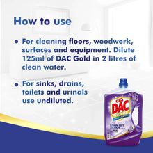 Purple lavender disinfectant cleaner bottle with blue cap, small 1L size