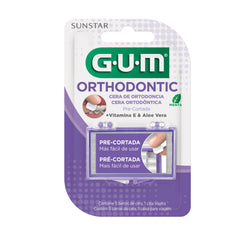 Gum Orthodontic Transparent Wax - Mint Flavoured - With Vitamin E & Aloe - Prevent painful ulceration -relieve irritations on cheeks & gums - Pre-cut pieces for hygienic application-Mirror included