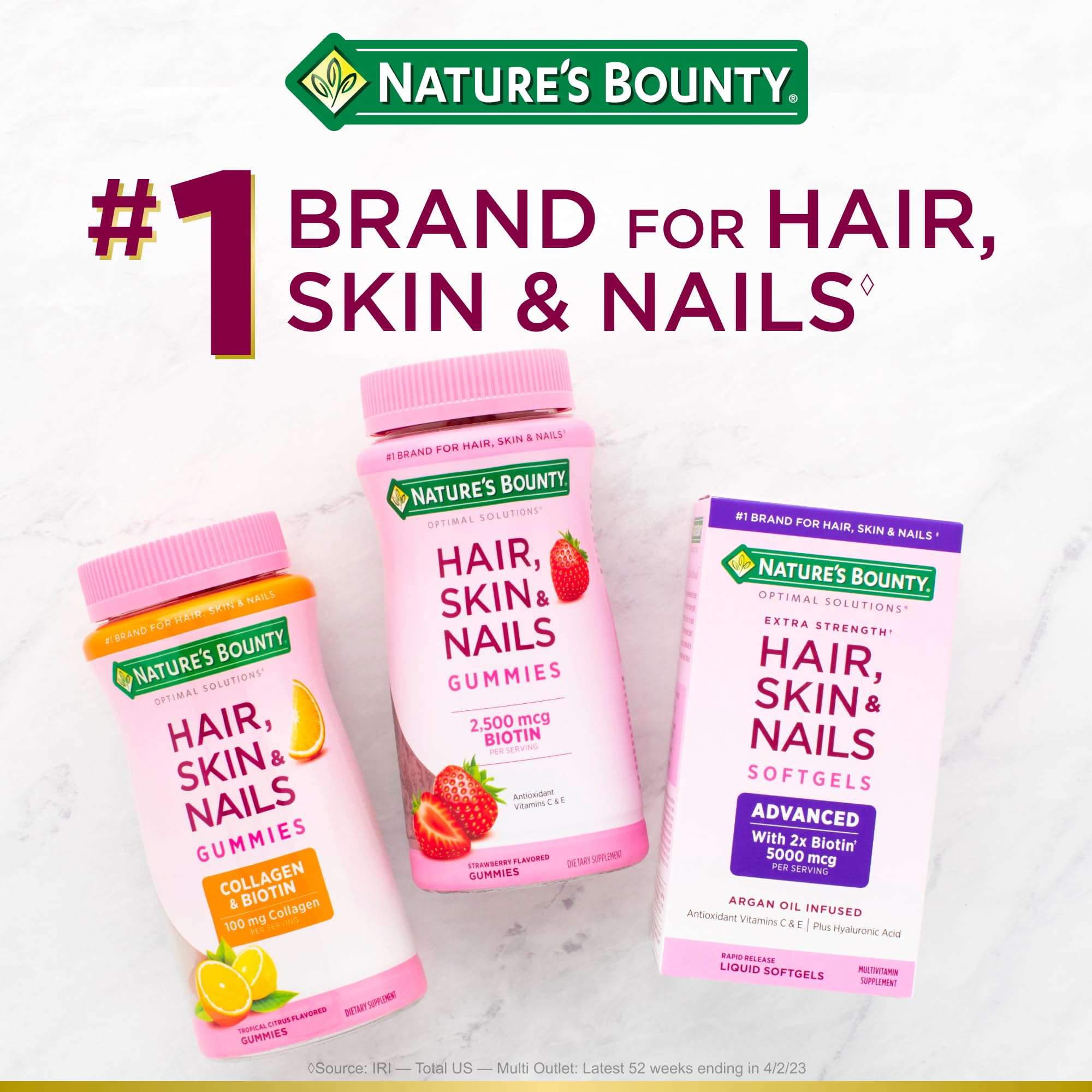 Nature's Bounty Skin, Hair, Nails Formula, 60 Tablets