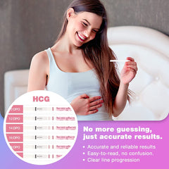 Easy@Home 50 Ovulation Test Strips and 20 Pregnancy Test Strips Kit - The Reliable Ovulation Predictor Kit (50 LH + 20 HCG)