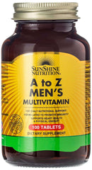 Sunshine Nutrition A To Z Men's Multivitamins 100 Vegetarian Tablets | For Daily Nutrition Requirement