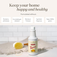 Young Living Thieves Household Cleaner 14 oz, Plant-Based All-Purpose Cleaner with Essential Oils, Safe for Floors, Mirrors, Carpets, and Pet Areas