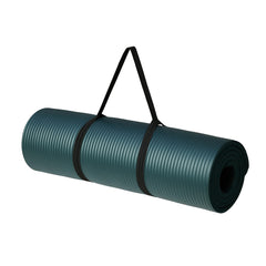 Esterilla de yoga extra gruesa para gimnasio con correa de transporte de Amazon Basics