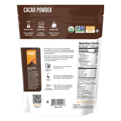 Betterbody Foods Organic Cacao Powder, Non-Gmo, Gluten-Free Superfood, 16 Oz.