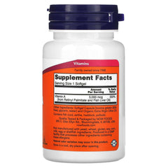 Now Foods, Vitamin A, 10, 000 Iu, 100 Softgels