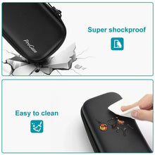 Black zip pencil case with ProCase logo on smooth surface