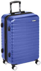 Premium Hardside Spinner Luggage with Built-In TSA Lock - 24-Inch (60cm), Material: Polycarbonate, Blue