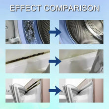 Home stain cleaner gel effect comparison, before-and-after on tile and sink surfaces