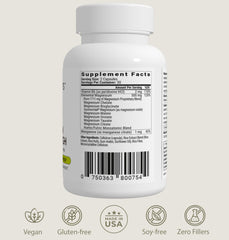BiOptimizers Magnesium Breakthrough Supplement 4.0 - Has 7 Forms of Magnesium Like Bisglycinate, Malate, Citrate, and More - Natural Sleep Aid - Brain Supplement - 60 Capsules
