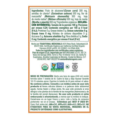 Traditional Medicinals Organic Gas Relief Tea Bag | With Chamomile Mint Flavor | For Relieves Gas & Bloating | Caffeine Free | Herbal Supplement | 16 Tea Bags (Pack of 1)