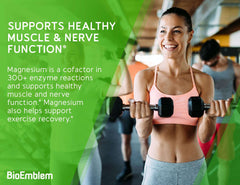 BioEmblem Non-GMO Triple Magnesium Complex (90 Capsules,300mg)