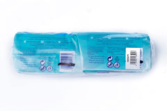 Lil lets pack of ultra thin night pads with wings teal packaging showing back label and barcode