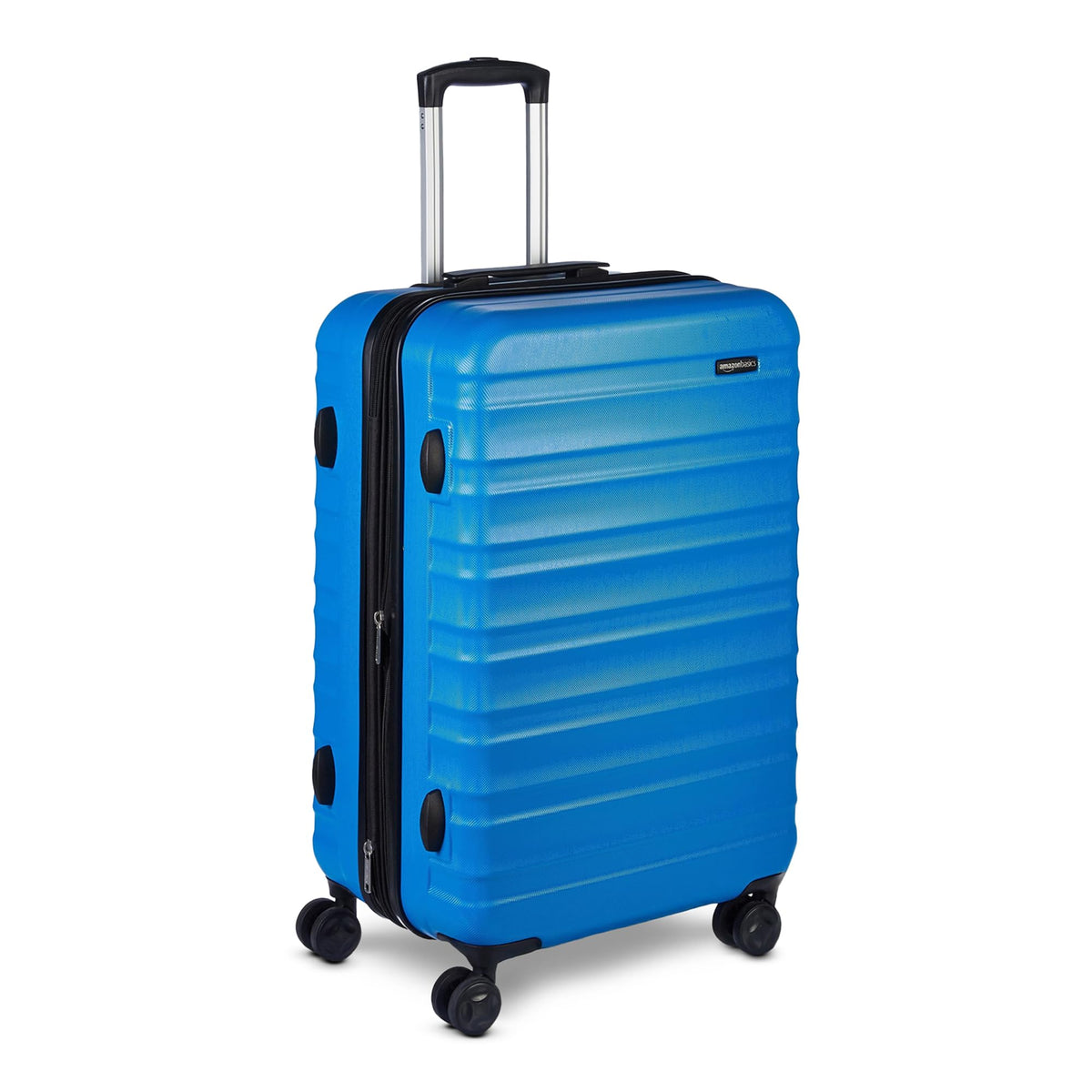 Maleta rígida con ruedas Amazon Basics de 26 pulgadas (68 cm), material: ABS, color azul claro