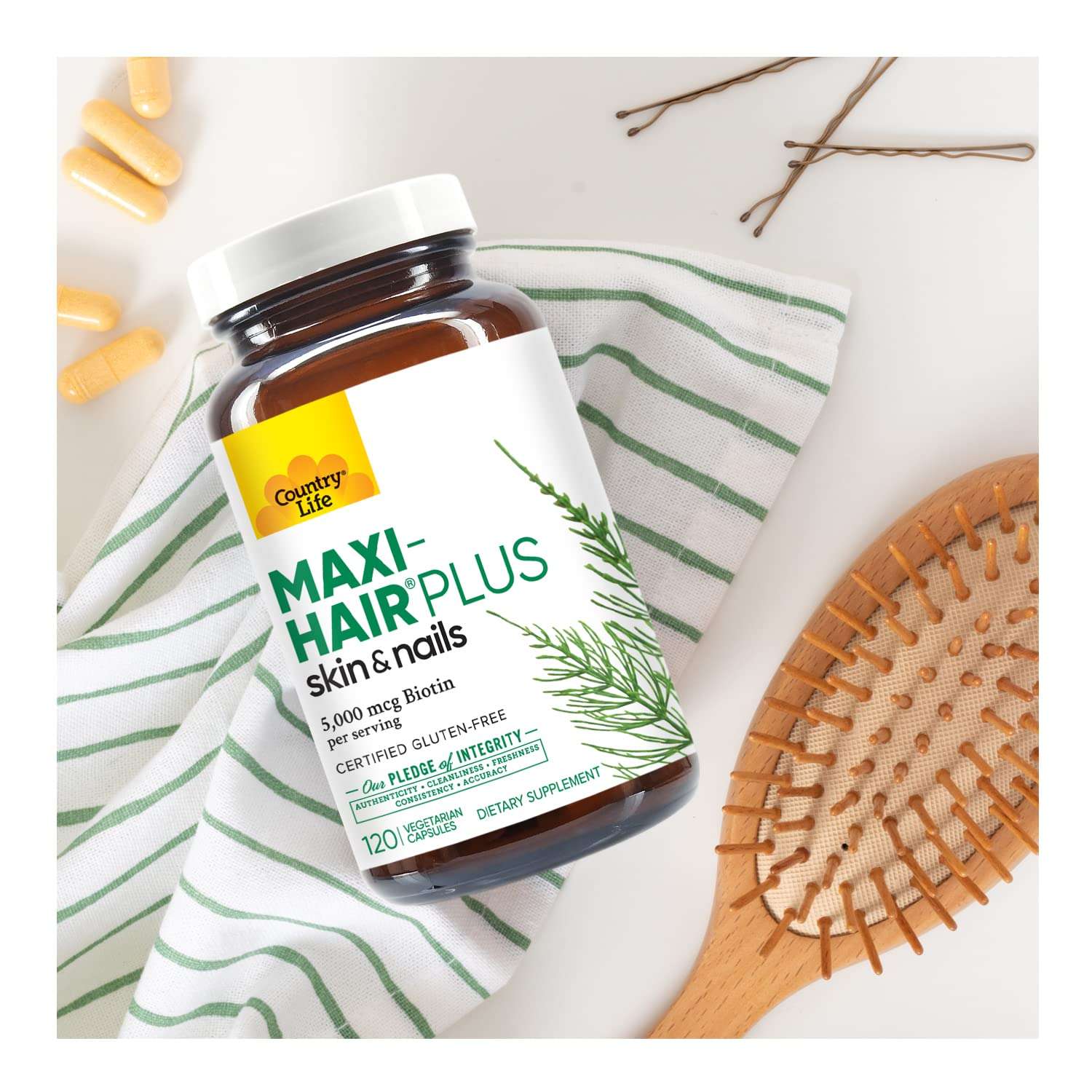 Country Life Maxi-Hair Plus Capsules 120's