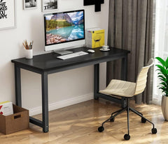 Computer Desk 120 * 60cm, Computer Laptop Table Desk Office Desk Study Writing Desk Easy Assembly, Computer Desk Modern Simple Style for Home Office