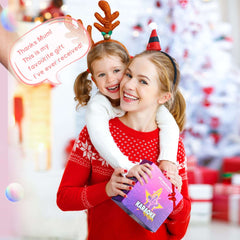 YLL Mini Karaoke Machine for Kids Adults, Portable Bluetooth Speaker with 2 Wireless Microphones,18 Pre-Loaded Songs Toys Birthday Gifts for Girls 4, 5, 6, 7, 8+ Years Old Toddler Teens - MULTICOLOR