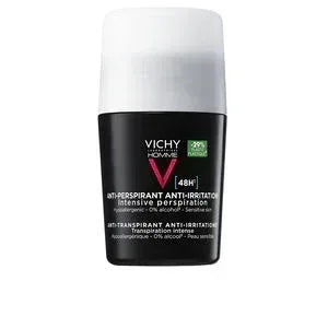 Vichy Men's 72-Hour Antiperspirant Soothing Deodorant - 50ml - Mumzar