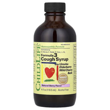 ChildLife Essentials, 118.5 ml (4 fl oz) Formula 3 Cough Syrup, Alcohol Free, Natural Berry