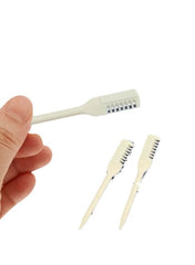 Manual Stainless Steel Nose Hair Trimmer & Scraper (3-Pack Bundle)
