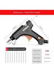 50W Mini Hot Glue Gun Kit Small Glue Gun with 10 Glue Sticks
