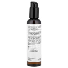 Vitamin C facial toner bottle with black dropper, amber glass, back label