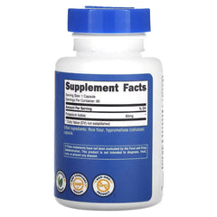 Nutricost Potassium Iodide 65 mg Capsules, 90 Capsules – High-Potency Potassium Iodide Supplement