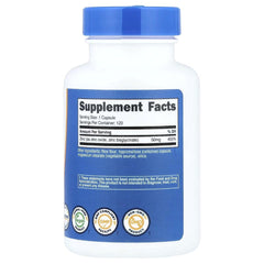 Nutricost Zinc Bisglycinate 50 mg | High-Absorption Zinc Chelate Supplement | Immune, Skin & Antioxidant Support | 120 Capsules