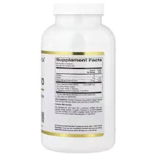 California Gold Nutrition amino supplement bottle, back label Supplement Facts panel