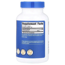 Nutricost Egg Shell Membrane supplement bottle, Supplement Facts back label