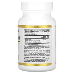California Gold Nutrition Bacopa Extract 320 mg, 120 Veg Capsules – Herbal Brain