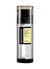COSRX Advanced Snail Radiance Dual Essence (80ml) – خلاصة حلزون كورية لتفتيح وترطيب البشرة | خلاصة إصلاح مخاط الحلزون لبشرة متوهجة