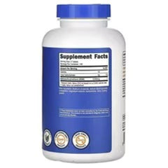 Nutricost MSM supplement bottle, back label panel with facts