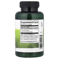 Swanson Vitamins Reishi Mushroom Extract Standardized 500 mg – 90 Capsules