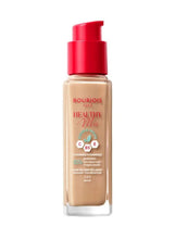 Beige liquid foundation bottle with red pump cap, BOURJOIS Healthy Mix Clean (54N)