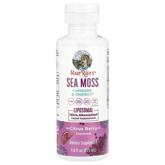 MaryRuth's Sea Moss + Immune & Energy Liposomal, Citrus Berry, 7.6 fl oz (225 mL)