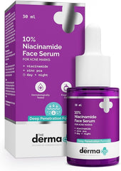 The Derma Co. 5% Niacinamide Face Serum with Alpha-Arbutin|Spot-Correcting, Brightening & Hydrating Formula for Dark Spots, Acne Marks & Uneven Skin tone, Smoothes Skin & Reduces Pigmentation, 30ml