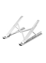 Adjustable Aluminum Alloy Foldable Laptop Stand Silver