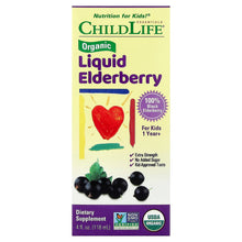 ChildLife Essentials, Organic Liquid Elderberry, For Kids 1 Year+, 118 ml (4 fl oz)
