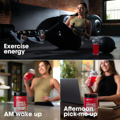 Optimum Nutrition (ON) Amino Energy - Pre Workout With Green Tea, Bcaa, Amino Acids, Keto Friendly, Green Coffee Extract, 0 Grams of Sugar, Anytime Energy Powder - Fruit Fusion, 270 G, 30 Servings