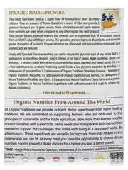 Organic Traditions Sprouted Golden Flax Seed Powder | 227 g | Rich in Fiber, Omega-3, and Vitamin E | Certified Organic