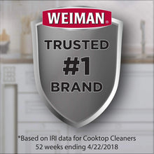 Weiman trusted #1 brand badge graphic for cooktop cleaners