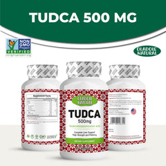 Oladole Natural TUDCA (500mg) - 60 Capsules | Tauroursodeoxycholic Acid for Enhanced Bile Production, Improved Digestion, and Immune Support | Supports Optimal Gallbladder, Liver, and Kidney Function