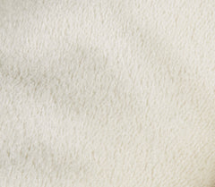 Round Bolster Pet Bed with Flannel Top, 20-Inch, Brown and Ivory