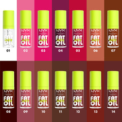 ملمع شفاه NYX PROFESSIONAL MAKEUP Fat Oil Lip Drip، مرطب، لامع، نباتي، ذو لمسة نهائية غير لزجة، ترطيب يدوم 12 ساعة، يحتوي على السكوالين وزيت التوت البري والتوت السحابي - موجز الأخبار (وردي عاري)