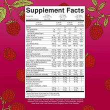 Supplement Facts label for liquid multivitamin