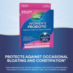 Nature's Way Probiotic Pearls Women's, 1 Billion Live Cultures, 30 Softgels