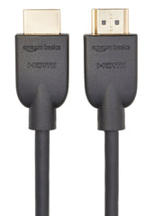 HDMI Cable, 18Gbps High-Speed, 4K@60Hz, 2160p, Ethernet Ready, 6 Foot (2M), Black